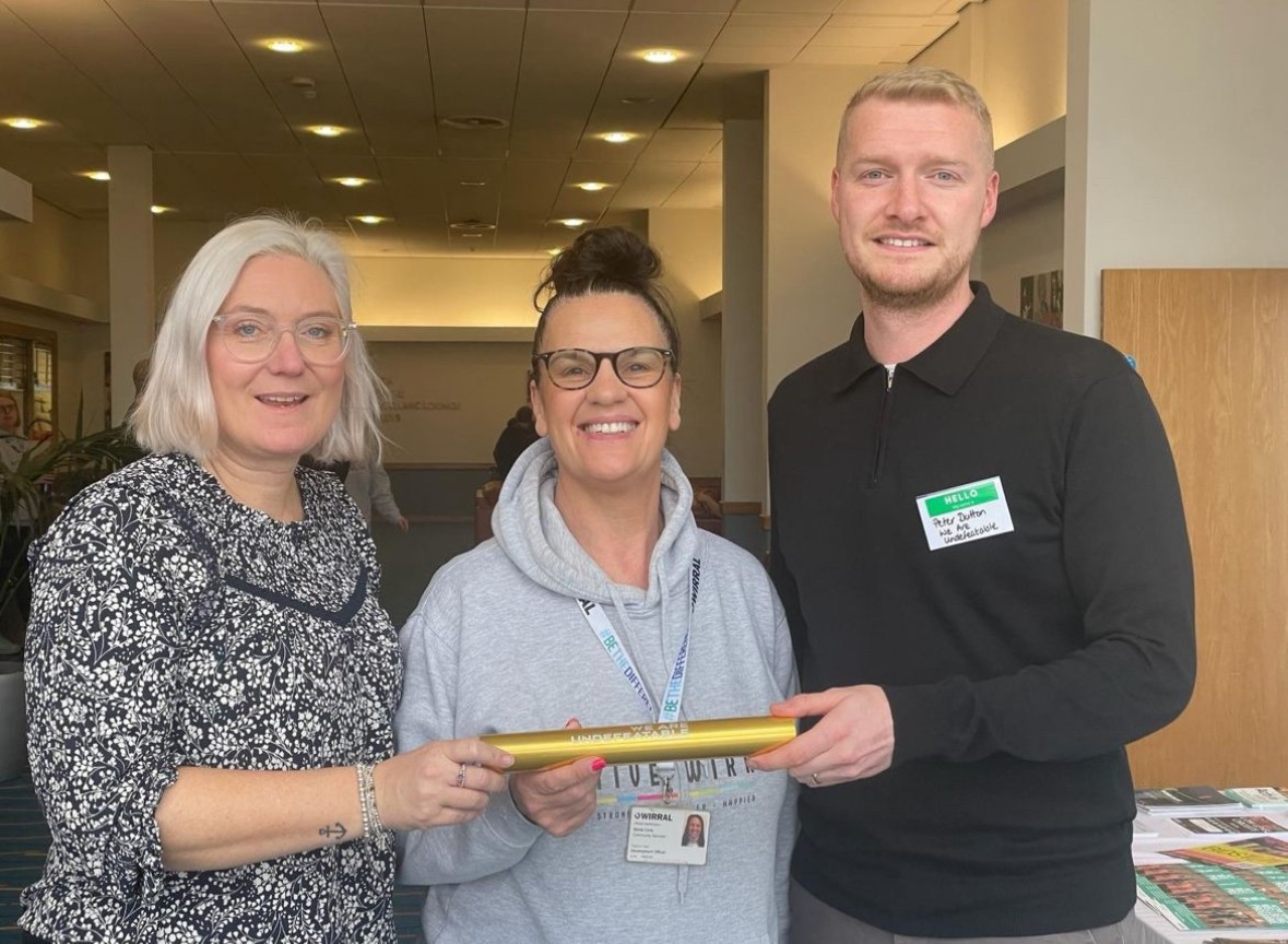 Staff Members From We Are Undefeatable And Active Wirral Smiling