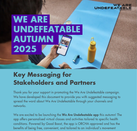 Key messaging document stakeholders and partners autumn 2025